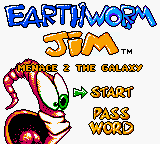 Earthworm Jim - Menace 2 the Galaxy (USA) Title Screen
